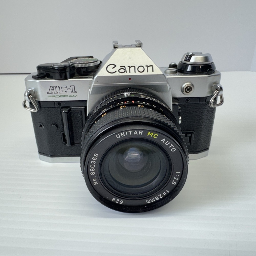 Canon AE-1 35mm SLR Film Camera with Canon 50mm f/1.8 FD Lens Tested READ
